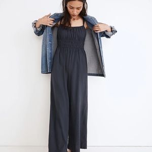Madewell Linen blend Sophie Tank Wide leg Jumpsuit NWT